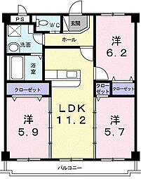 ハピネス大北 202