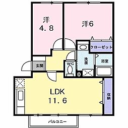 グランディール矢三Ｂ 201