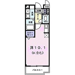 トラッド美里Ｂ 206