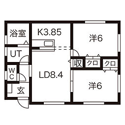 S アンソレイエ金ヶ崎 A