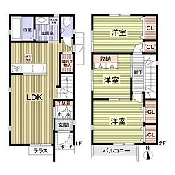 東大阪市玉串町東2丁目戸建貸家 B
