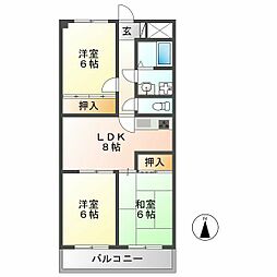 クレール神明 3B