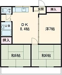 ハイツリバーヴィレッジ 3C