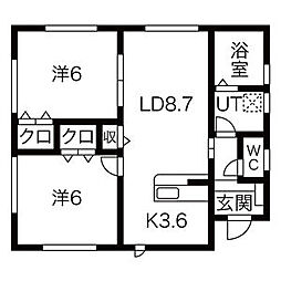 コスモスタウン C棟 1