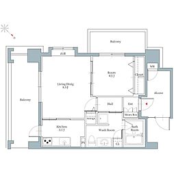 リアンシエルブルー東比恵 401