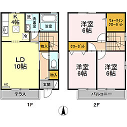 リビングタウン万々 B棟 102