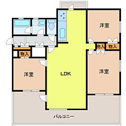 ヒルズ富が丘 2F