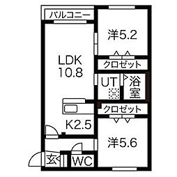 cortile曙B(コルティーレ曙B) 101