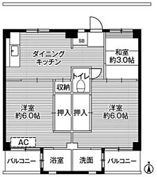 ビレッジハウス中根4号棟 0303