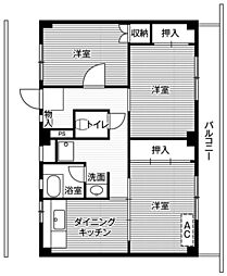 ビレッジハウス太閤山1号棟 0303