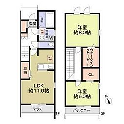 グランディールカシワタナカ　F棟 101