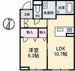 アルフラット河内町 102