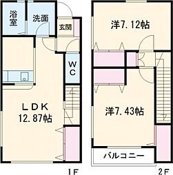 カサーレ西川田D棟 106