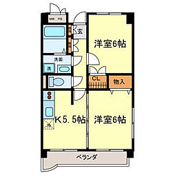 ヴァンコーポ大赤見 2C