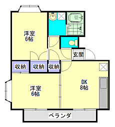 レインボー都北ハイツＢ棟 202