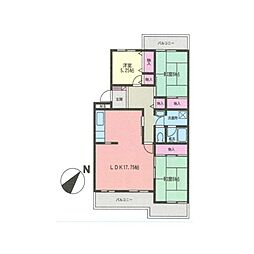 森の里くすのき台団地1号棟 301