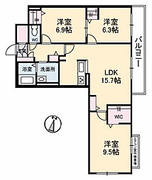 シエルクレール　B棟 302