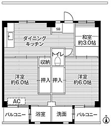 ビレッジハウス中根1号棟 0304
