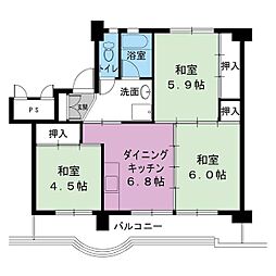 ビレッジハウス大池2号棟 0507