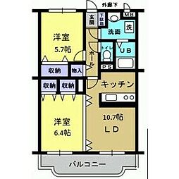 プリムヴェールD棟 303