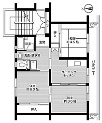 ビレッジハウス岬台2号棟 0203