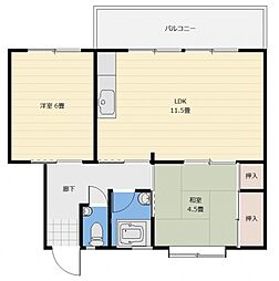 鈴が台団地分譲住宅F棟 205