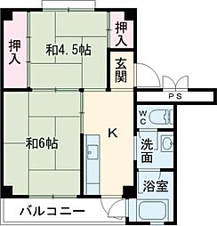 ビレッジハウス白鳥2号棟 0202