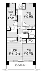ビレッジハウス京ヶ峰タワー1号棟 0704
