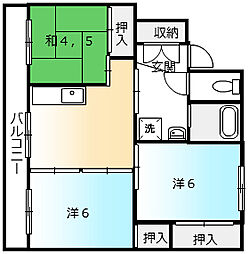 ビレッジハウス東部2号棟 0405