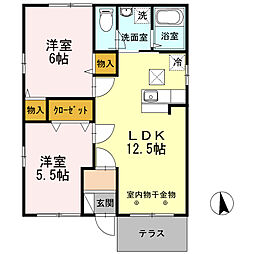 中里戸建1号棟・2号棟・3号棟 3号棟 101