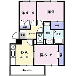 ニューエルディム花水木Ｂ 101