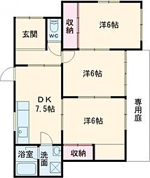 岩田西1丁目　平家貸家 1
