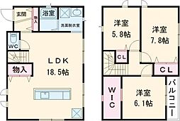 フェイスの賃貸　小黒田町　B棟 B