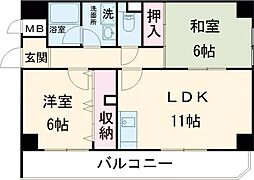 エスポワール恵我之荘 206