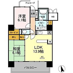 Ｄ’グラフォート サウスマークタワー　502号室 502