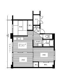 ビレッジハウス十王2号棟 0405