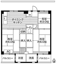 ビレッジハウス中根2号棟 0305