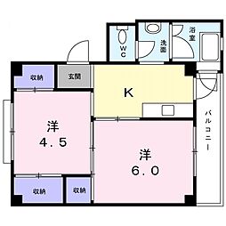 ビレッジハウス南郊2号棟 105