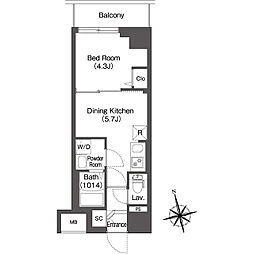 コンフォリア・リヴ品川南大井 304