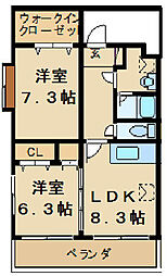 アンソレイエ弐番館 102