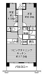 ビレッジハウス京ヶ峰タワー1号棟 0206