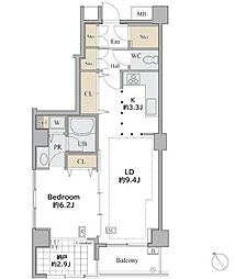シャレール広尾　2号棟 2-509