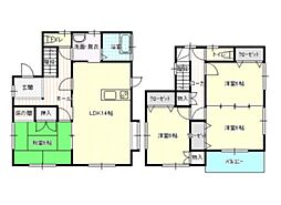 牛野谷3丁目貸家　4ＬＤＫ 1