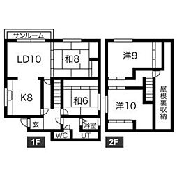 小樽市幸2戸建 1