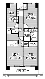 ビレッジハウス京ヶ峰タワー1号棟 0807