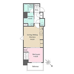 ウエリスアーバン大塚 1101