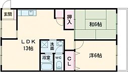 コーポ上町B棟 107