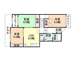 サニークレスト京田 1−Ｂ