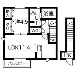 スカイコートB棟 201