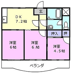 ガーデンヒルズ1号館 105
